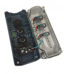 Buttons box with the key Open / Stop / Close