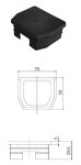 System bram przesuwnych , do 7 m (szerokocs przejazdu do 5 m), szyna wspornikowa 94 × 85 mm.